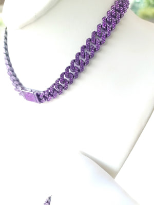 Kissed By Splendor Choker - Purple