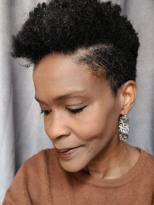 Highly Favored Hoops Small (1.75 inches) - Silver - Kim Hawthorne BlingFling